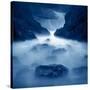 Tormenta en ixtapa Blue-Moises Levy-Stretched Canvas