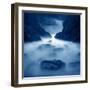 Tormenta en ixtapa Blue-Moises Levy-Framed Photographic Print