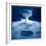 Tormenta en ixtapa Blue-Moises Levy-Framed Photographic Print