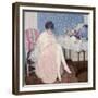 Torn Lingerie, 1915 (Oil on Canvas)-Frederick Carl Frieseke-Framed Giclee Print