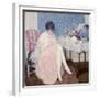 Torn Lingerie, 1915 (Oil on Canvas)-Frederick Carl Frieseke-Framed Giclee Print