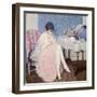 Torn Lingerie, 1915 (Oil on Canvas)-Frederick Carl Frieseke-Framed Giclee Print
