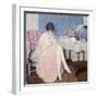 Torn Lingerie, 1915 (Oil on Canvas)-Frederick Carl Frieseke-Framed Giclee Print