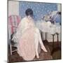 Torn Lingerie, 1915 (Oil on Canvas)-Frederick Carl Frieseke-Mounted Giclee Print