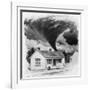 Tornado Approaches Kirksville, Missouri, 1889-George Varian-Framed Art Print