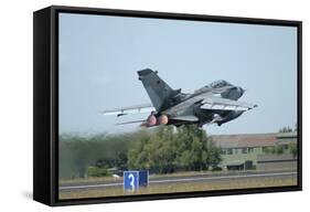 Tornado Ecr of the German Air Force Taking Off from Lechfeld Air Base-Stocktrek Images-Framed Stretched Canvas