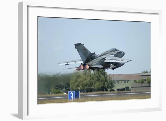 Tornado Ecr of the German Air Force Taking Off from Lechfeld Air Base-Stocktrek Images-Framed Photographic Print