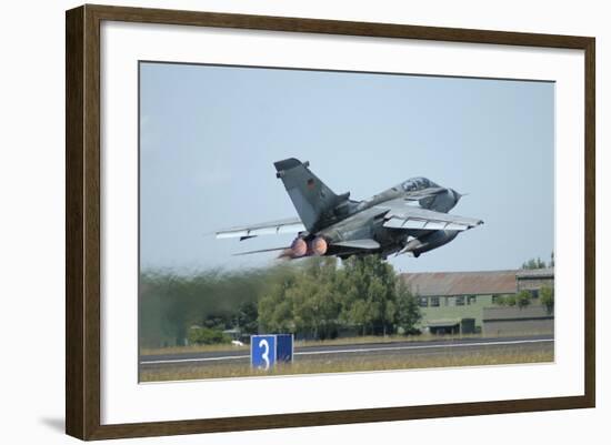 Tornado Ecr of the German Air Force Taking Off from Lechfeld Air Base-Stocktrek Images-Framed Photographic Print