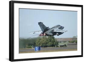 Tornado Ecr of the German Air Force Taking Off from Lechfeld Air Base-Stocktrek Images-Framed Photographic Print