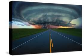 Tornado Forming-null-Stretched Canvas