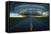 Tornado Forming-null-Framed Stretched Canvas