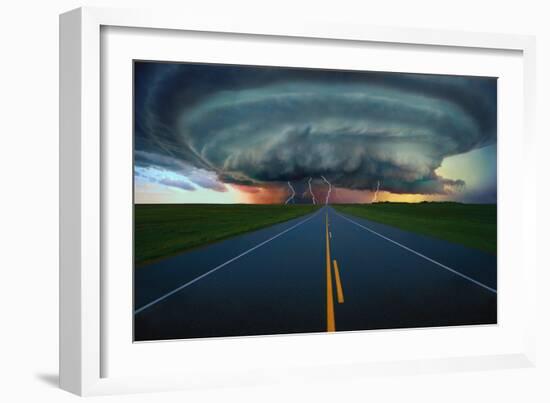 Tornado Forming-null-Framed Photographic Print