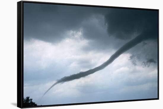 Tornado Funnel Cloud over Boulder, Colorado-W. Perry Conway-Framed Stretched Canvas