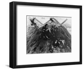 Tornado in Kirksville, Missouri, 1889-George Varian-Framed Art Print