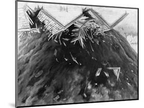 Tornado in Kirksville, Missouri, 1889-George Varian-Mounted Art Print