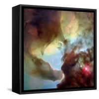 Tornado-like Structures In the Lagoon Nebula, M8-null-Framed Stretched Canvas