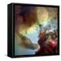 Tornado-like Structures In the Lagoon Nebula, M8-null-Framed Stretched Canvas