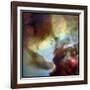 Tornado-like Structures In the Lagoon Nebula, M8-null-Framed Photographic Print