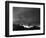 Tornado Moving Past Houses-null-Framed Photographic Print