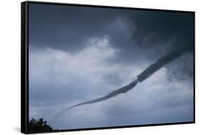 Tornado over Boulder, Colorado-W. Perry Conway-Framed Stretched Canvas