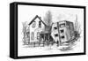 Tornado over Turns House, 1886-null-Framed Stretched Canvas