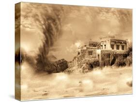 Tornado Ruins-Yanni Theodorou-Stretched Canvas