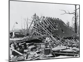 Tornado Torn Home Site-null-Mounted Photographic Print