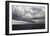 Tornado Touching Down at Sea with Dark Clouds Swirling-Gino'S Premium Images-Framed Photographic Print