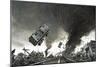 Tornado Which Hit St Cloud-Graham Coton-Mounted Giclee Print
