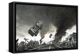 Tornado Which Hit St Cloud-Graham Coton-Framed Stretched Canvas