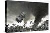 Tornado Which Hit St Cloud-Graham Coton-Stretched Canvas