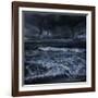 Tornados in a Rough Sea Against Stormy Clouds, Crete, Greece-null-Framed Photographic Print