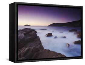 Torndirrup National Park at Sunset, Albany, Western Australia, Australia-Ian Trower-Framed Stretched Canvas
