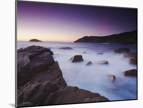 Torndirrup National Park at Sunset, Albany, Western Australia, Australia-Ian Trower-Mounted Photographic Print