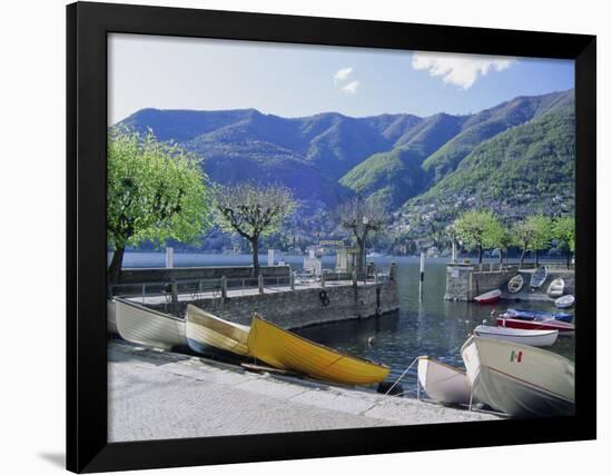 Torno, Lago Di Como (Lake Como), Lombardia (Lombardy), Italy-Sheila Terry-Framed Photographic Print