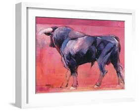 Toro Azul, 1998-Mark Adlington-Framed Giclee Print