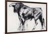 Toro Azul, Study-Mark Adlington-Framed Giclee Print