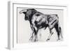 Toro Azul, Study-Mark Adlington-Framed Giclee Print