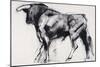 Toro Azul, Study-Mark Adlington-Mounted Giclee Print