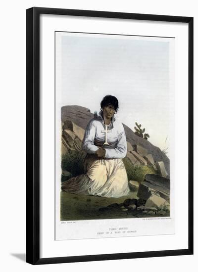 Toro-Mucho, Chief of a Band of Kioways, 1856-John Mix Stanley-Framed Giclee Print