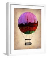 Toronto Air Balloon-NaxArt-Framed Art Print
