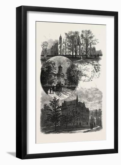Toronto and Vicinity, Educational Institutions, Canada, Nineteenth Century-null-Framed Giclee Print