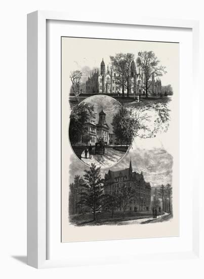 Toronto and Vicinity, Educational Institutions, Canada, Nineteenth Century-null-Framed Giclee Print