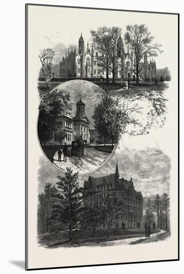 Toronto and Vicinity, Educational Institutions, Canada, Nineteenth Century-null-Mounted Giclee Print