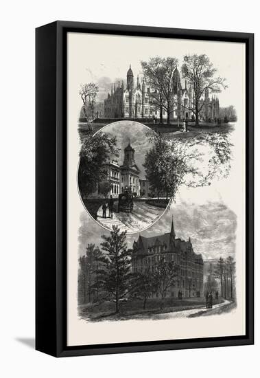 Toronto and Vicinity, Educational Institutions, Canada, Nineteenth Century-null-Framed Stretched Canvas