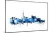 Toronto Canada Skyline-Michael Tompsett-Mounted Art Print