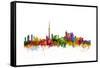 Toronto Canada Skyline-Michael Tompsett-Framed Stretched Canvas