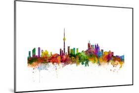 Toronto Canada Skyline-Michael Tompsett-Mounted Art Print