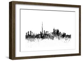 Toronto Canada Skyline-Michael Tompsett-Framed Art Print