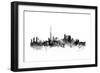 Toronto Canada Skyline-Michael Tompsett-Framed Premium Giclee Print